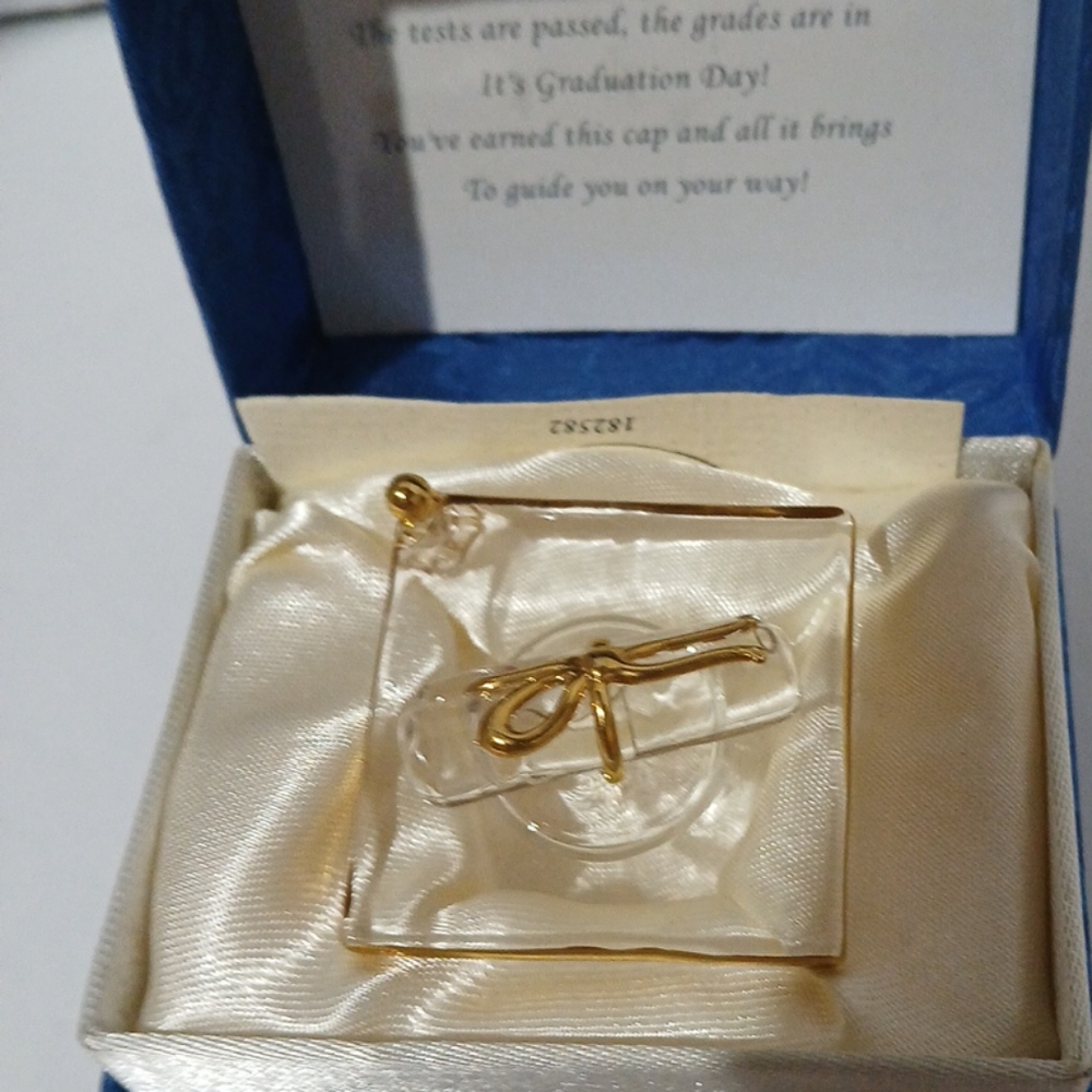 Graduation Keepsake Crystal NWOT